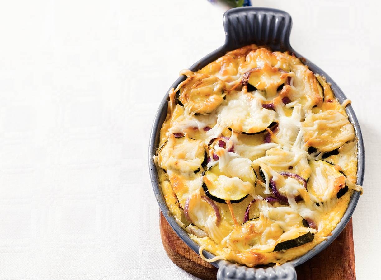 Ovenschotel met geitenkaas