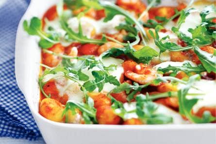 Gnocchi met garnalen