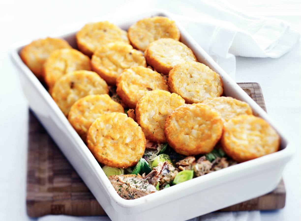 Zuurkool-rösti met zalm