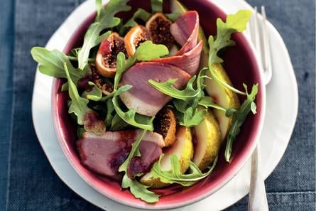 Salade met eendenborst en vijgen, recept van Albert Hein