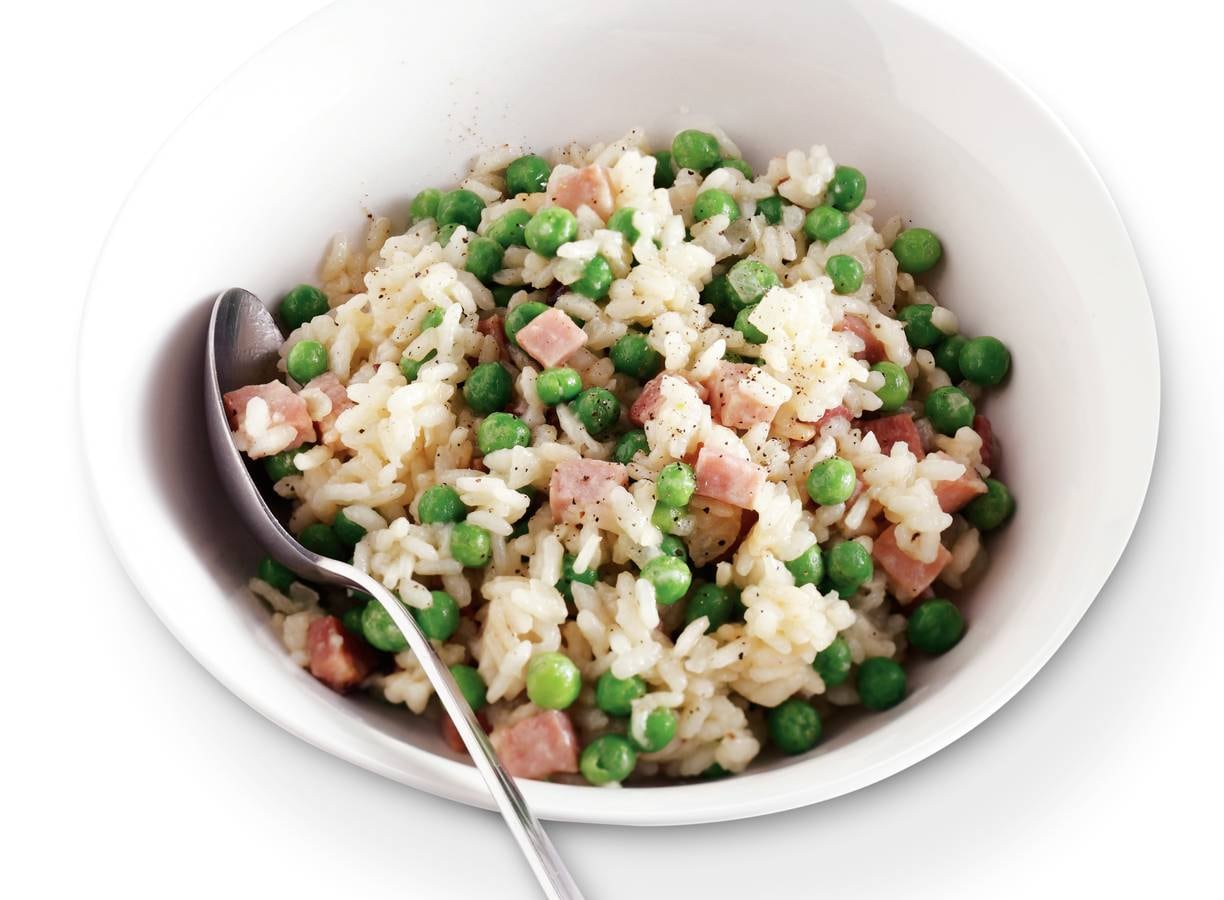 Risotto met ham