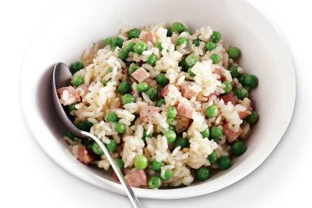 Risotto met ham