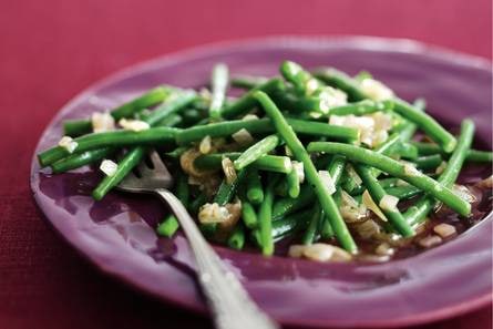 Sperziebonensalade met mosterddressing