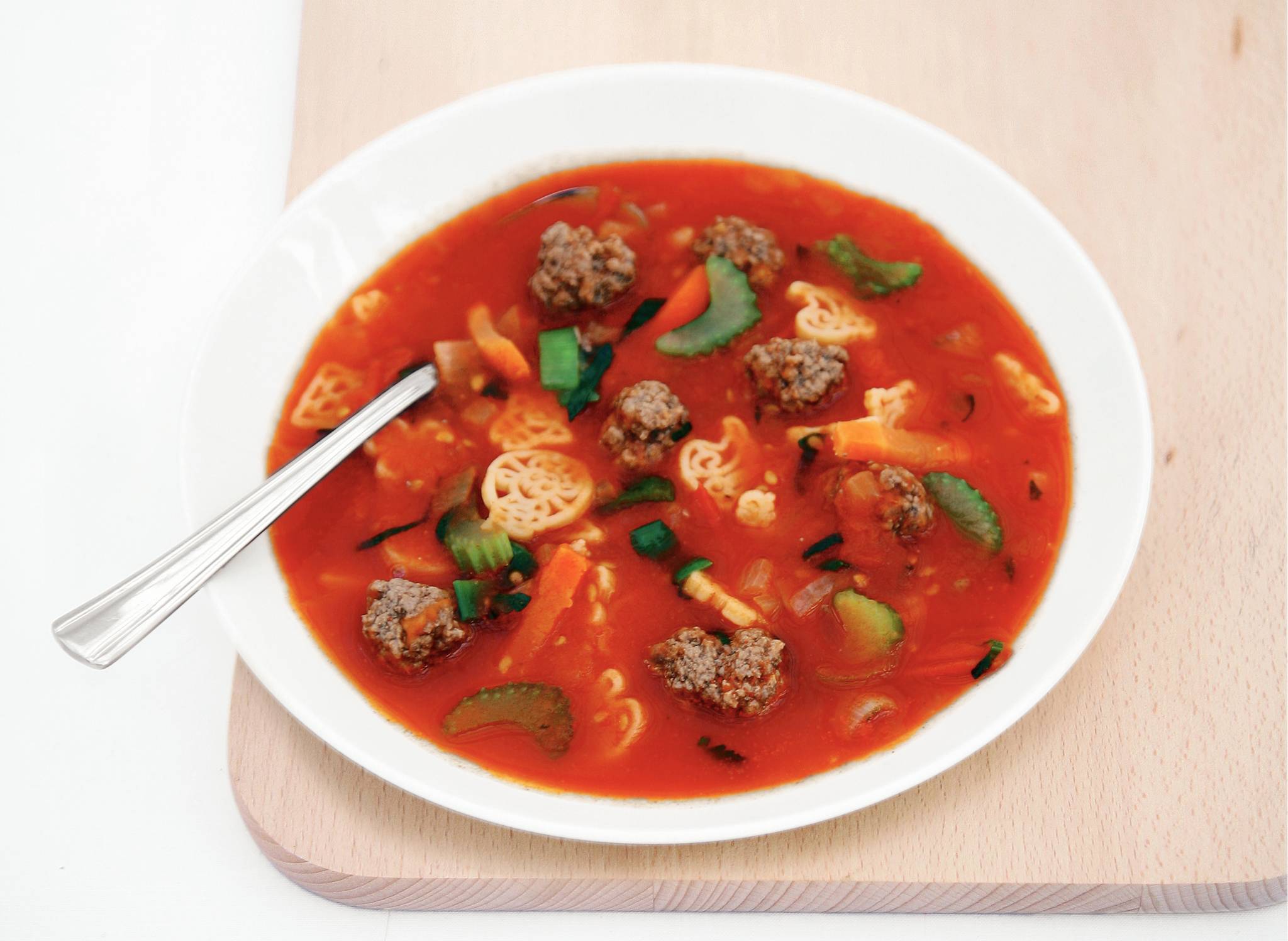 Tomatensoep met balletjes-image