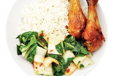 Kokosrijst met paksoi