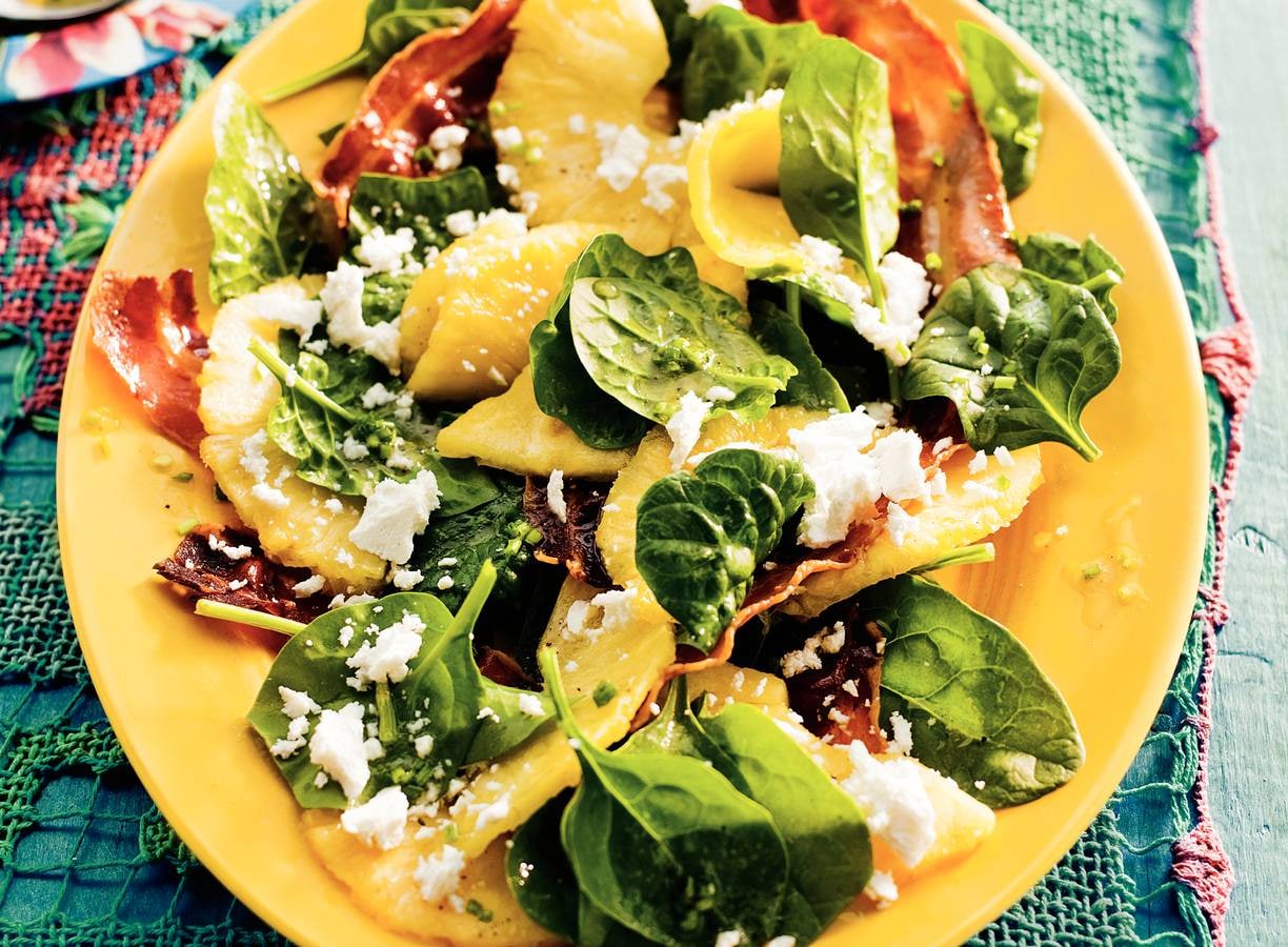 Caribische ananassalade