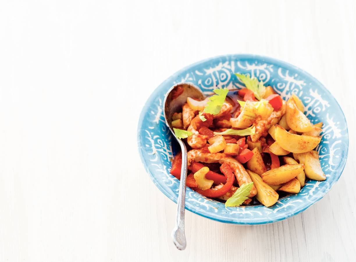 Cajunkip met paprika
