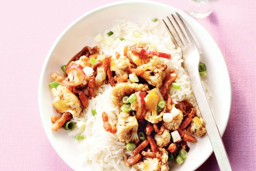 bloemkool & zoete soja - recept - allerhande - albert heijn