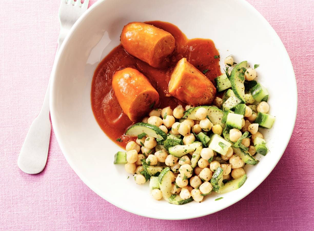 Worstjes in tomatensaus