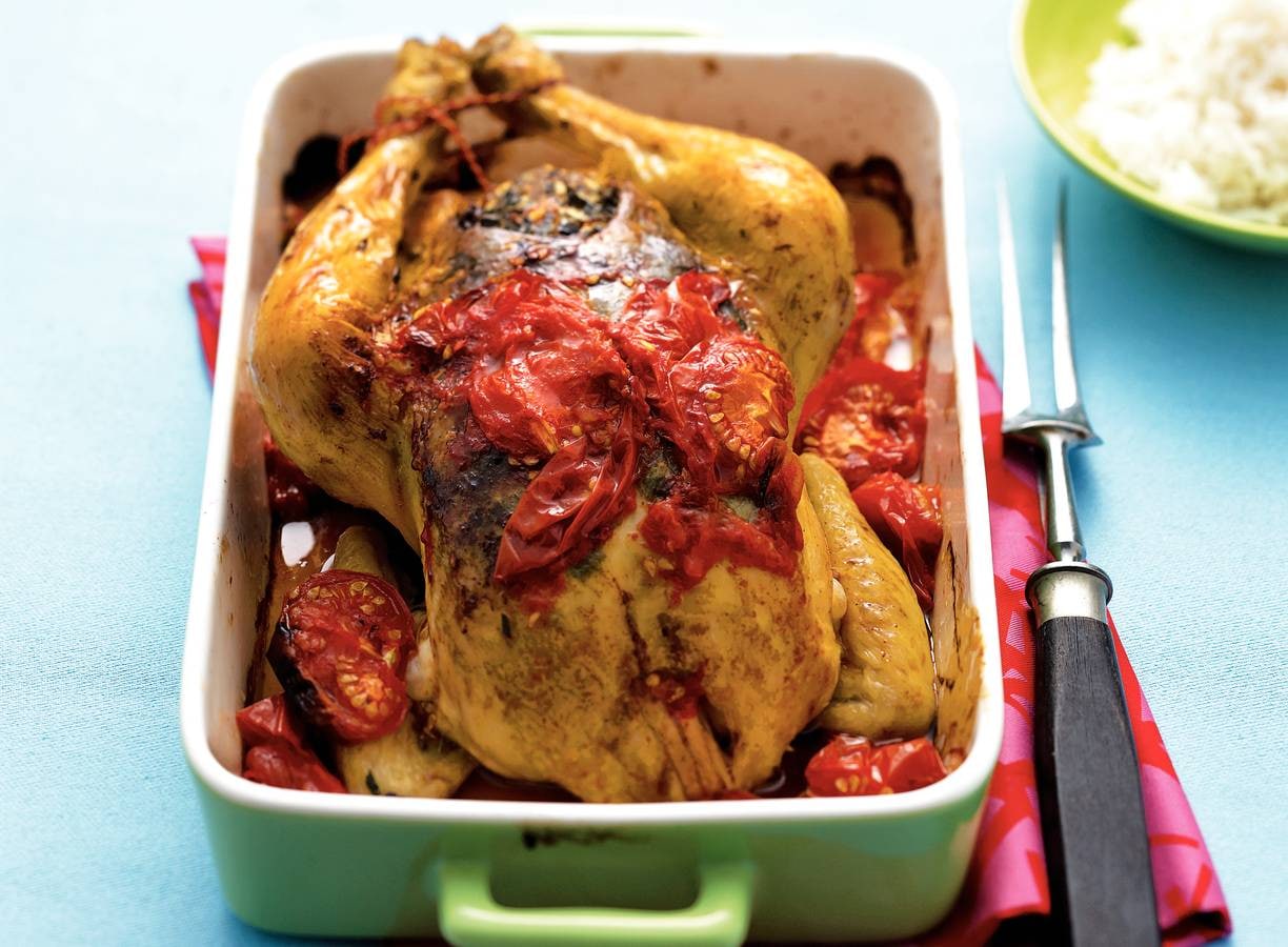 Kip met koriandergremolata