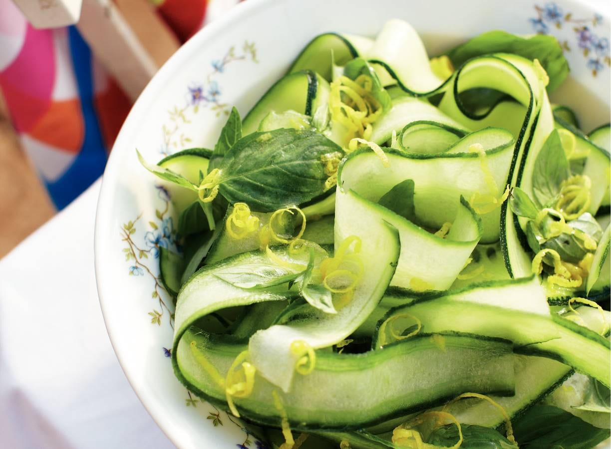 Lintensalade met basilicum