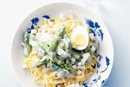 Pasta met aspergesaus