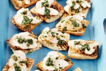 Ciabatta gegrilde kip