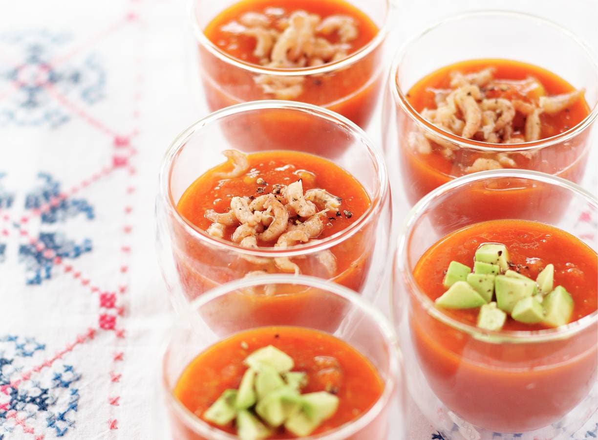 Glaasje gazpacho