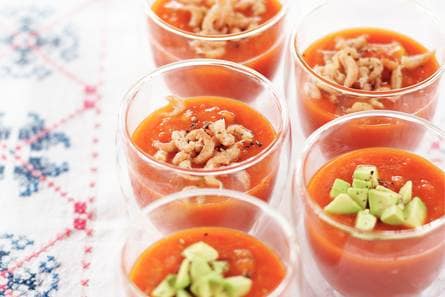 Glaasje gazpacho