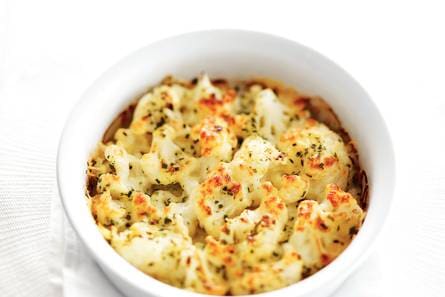 Bloemkool al forno met mozzarella