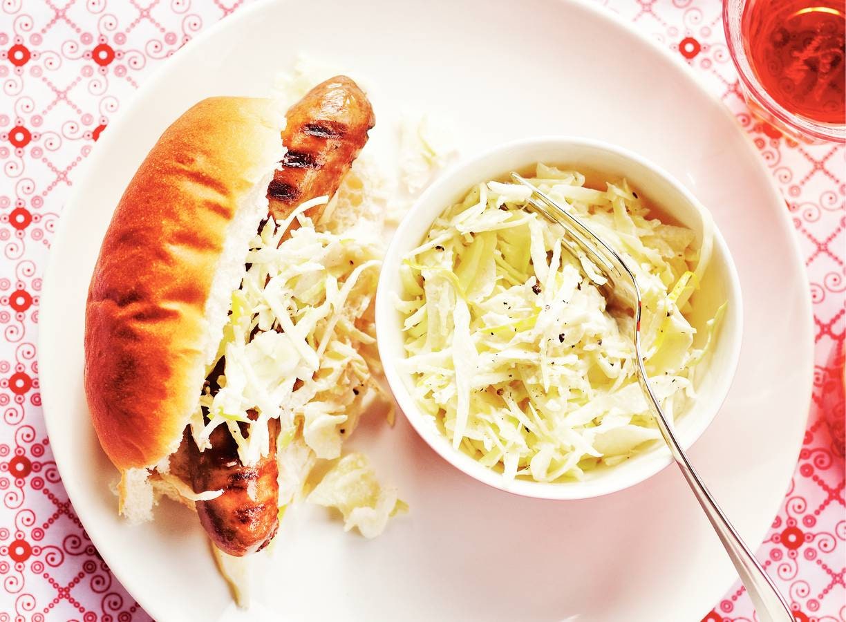 Braadworst-hotdog