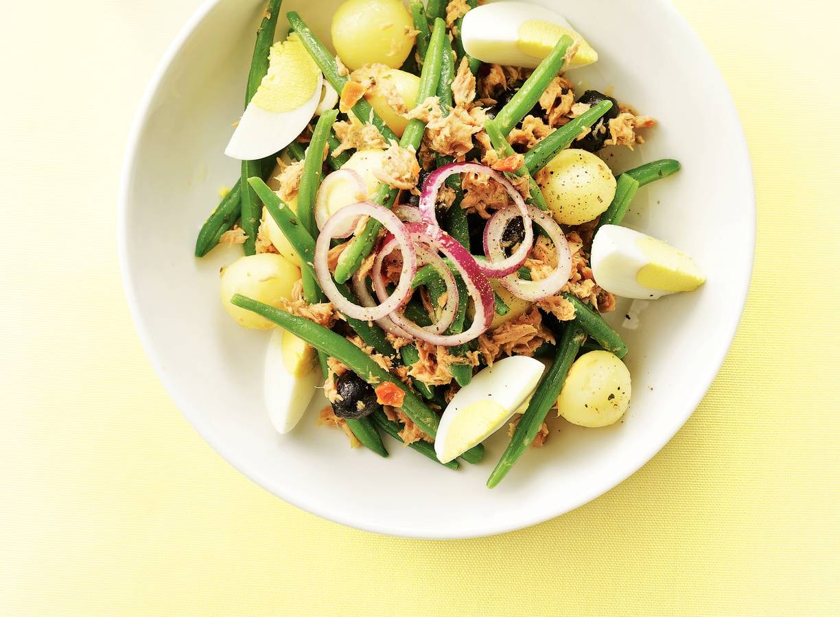 Zomerse salade niçoise