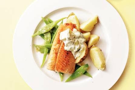 Zalm met augurkmayo