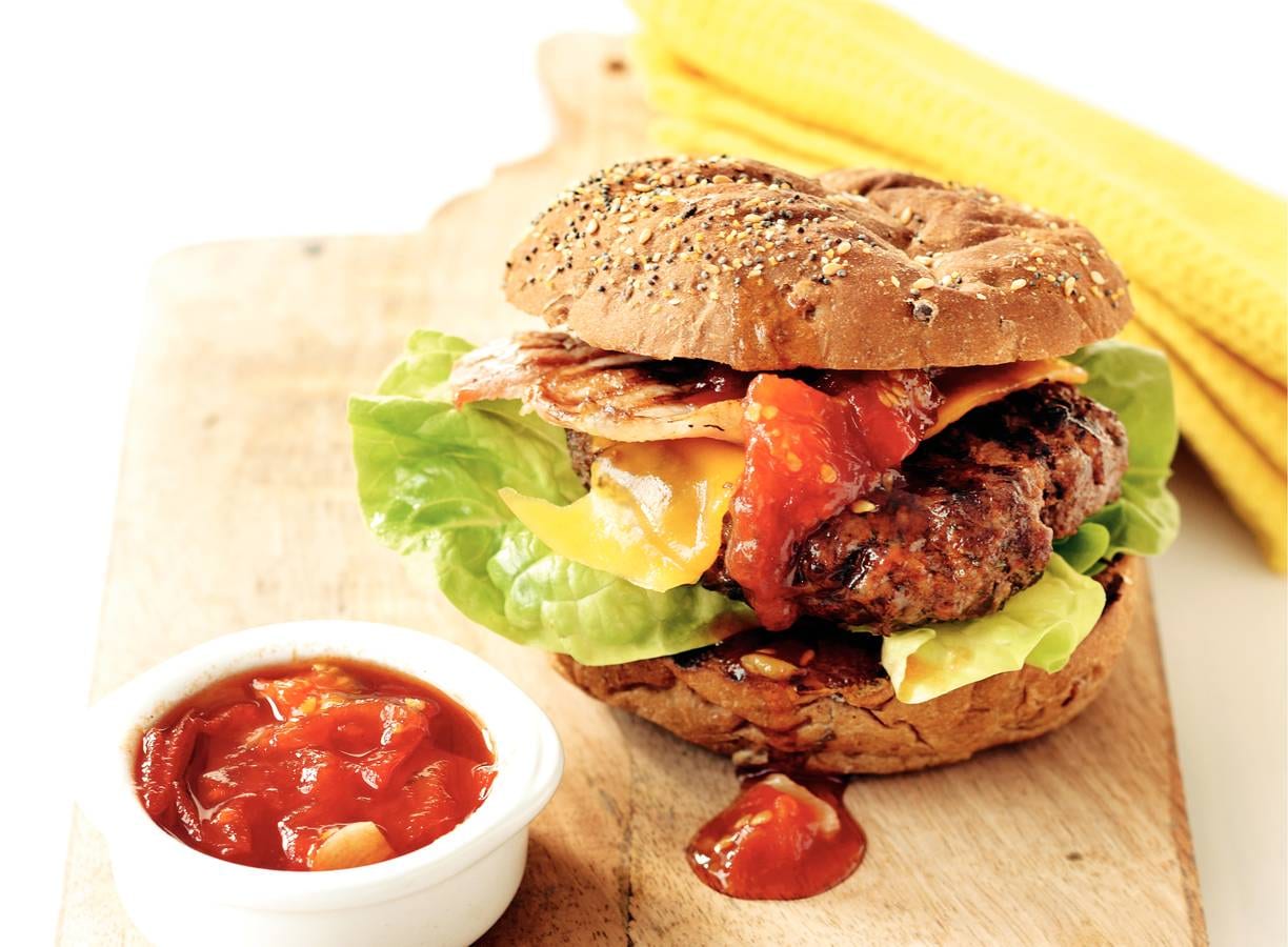 Kruidige biefburger