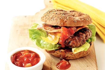 Kruidige biefburger