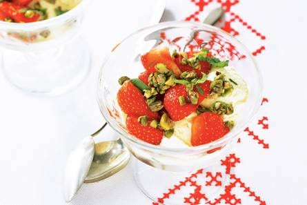 Aardbeien met balsamico
