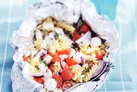 Pastasalade met tomaat en tijm