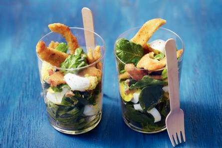 Bijzondere kip-caesarsalade