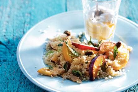 Couscous met abrikoos en pruim
