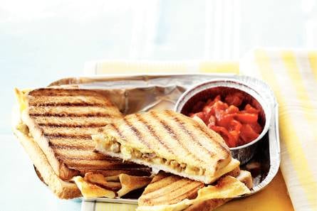 Shoarmatosti met tomatensalsa