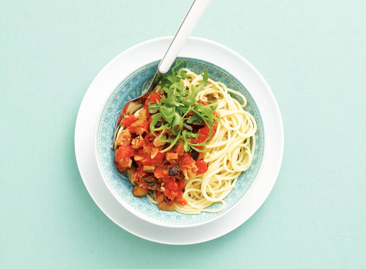 Spaghetti tonijnsaus