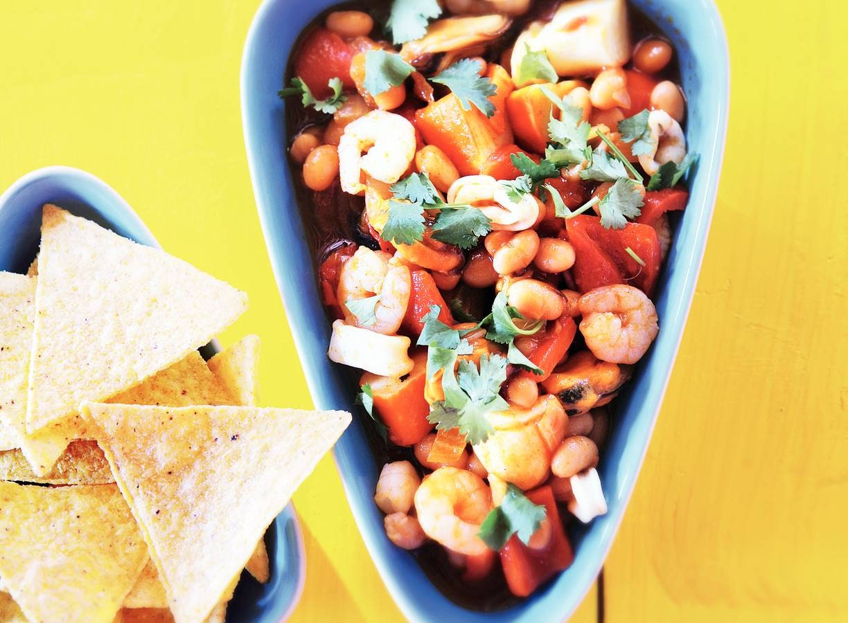 Zomerchili met zeevruchten
