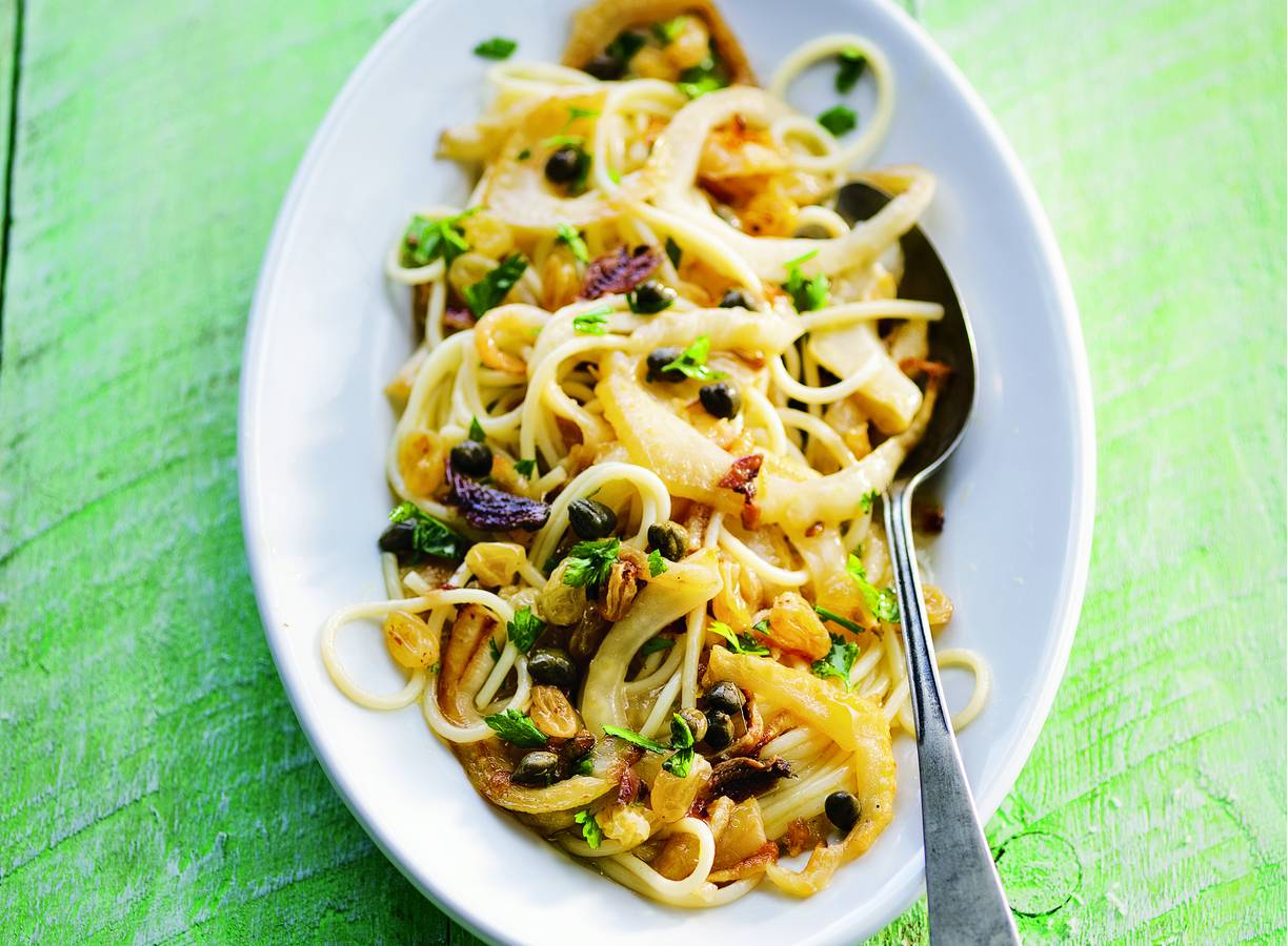 Spaghetti met venkel