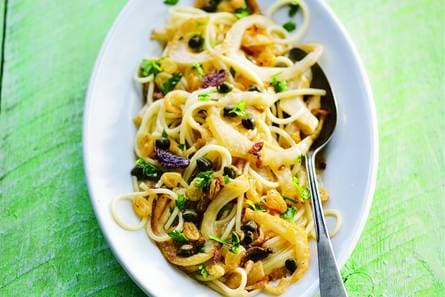 Spaghetti met venkel