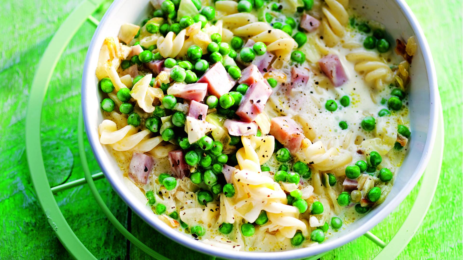 Fusilli al prosciutto recept Allerhande Albert Heijn