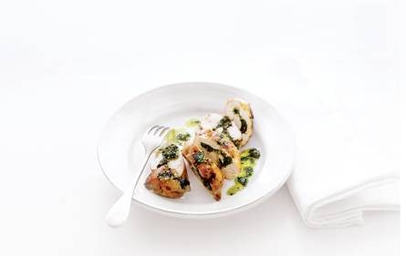 Kiprolletjes met pesto
