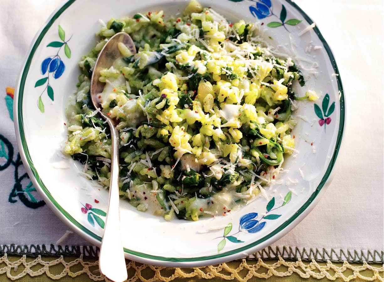 Risotto agli spinaci