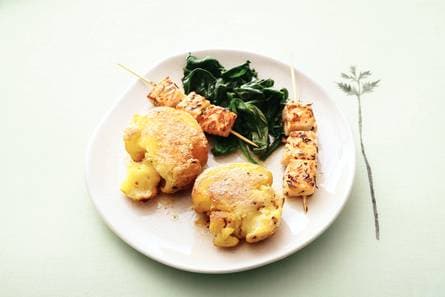Smashed potatoes