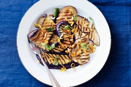 Frisse auberginesalade