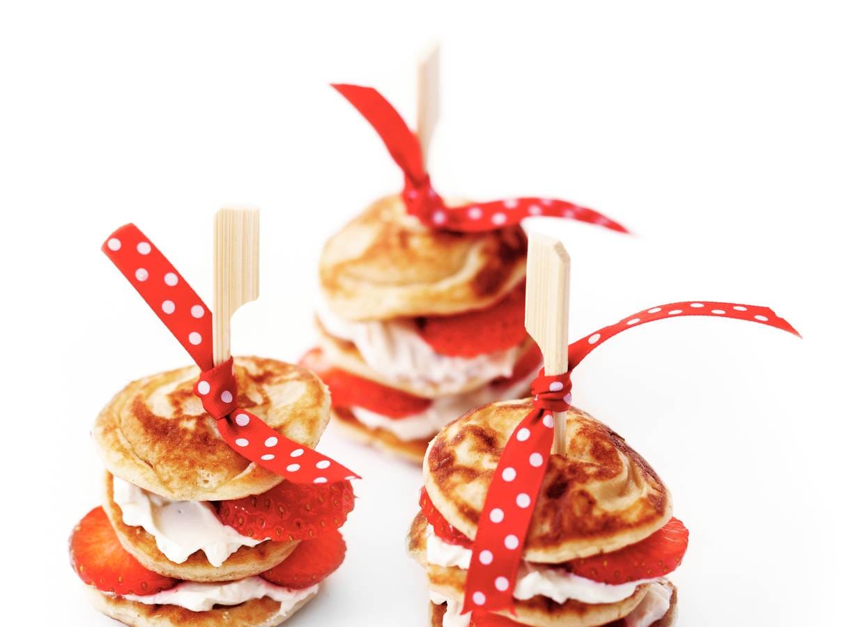 Driedubbele poffertjessandwich