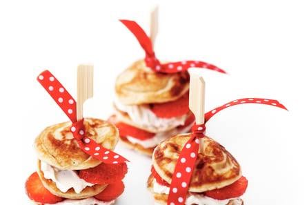 Driedubbele poffertjessandwich