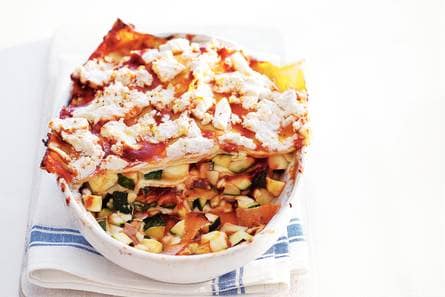 Courgette-ricottalasagne