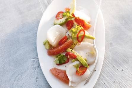 Ceviche met sint-jakobsschelpen