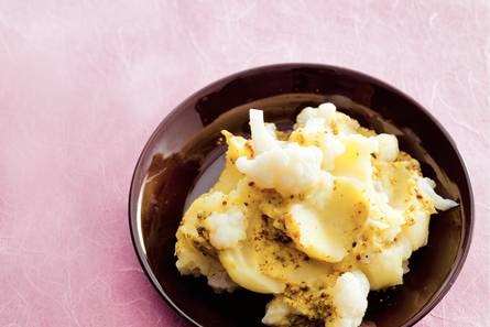 Puree met bloemkool en mosterd