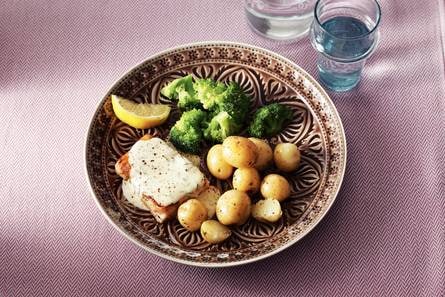 Koolvis met dillesaus
