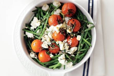 Haricots verts met tomaat