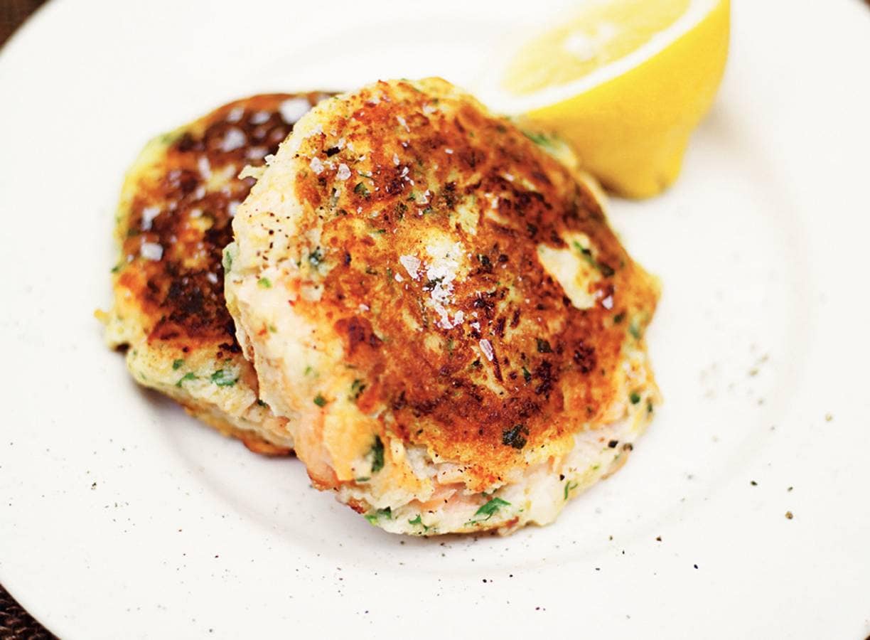 Zalm-viskoekjes