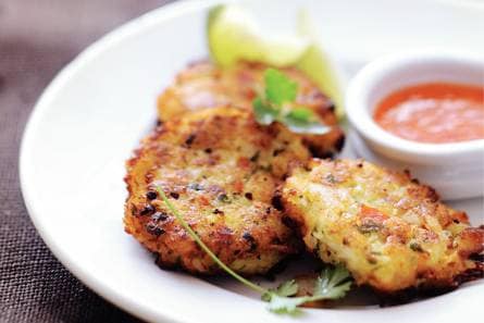 Viskoekjes van schelvis