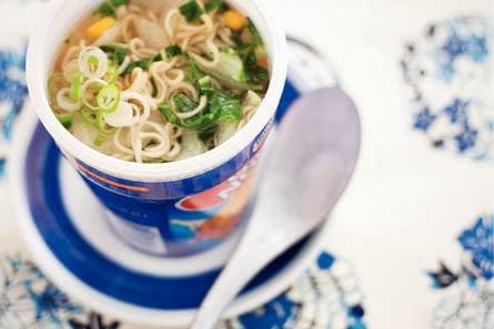 Cupnoodles met paksoi