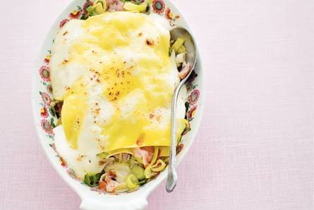 Prei-hamlasagne